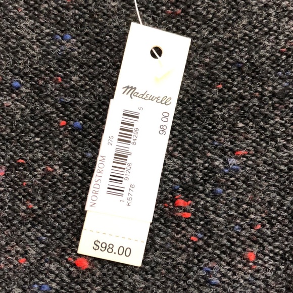 Madewell Grey Donegal Kent Cardigan Sweater - Picture 6 of 9